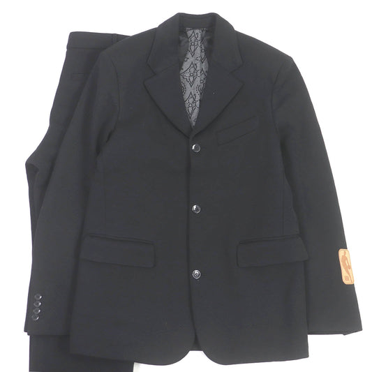 Louis Vuitton suit Nylon Wool Cotton Black Handbag