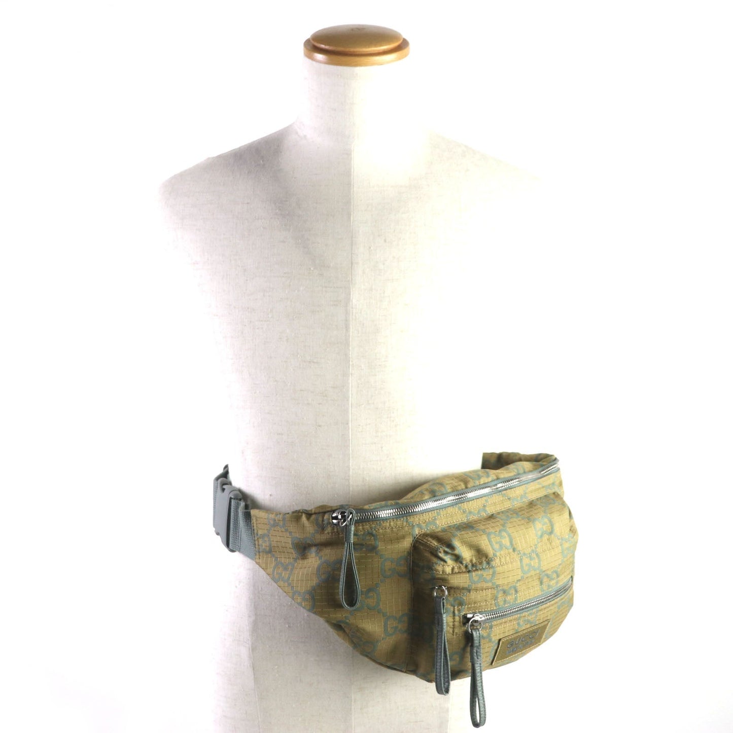 Gucci Ripstop Belt Bag Leather Nylon Accessory
