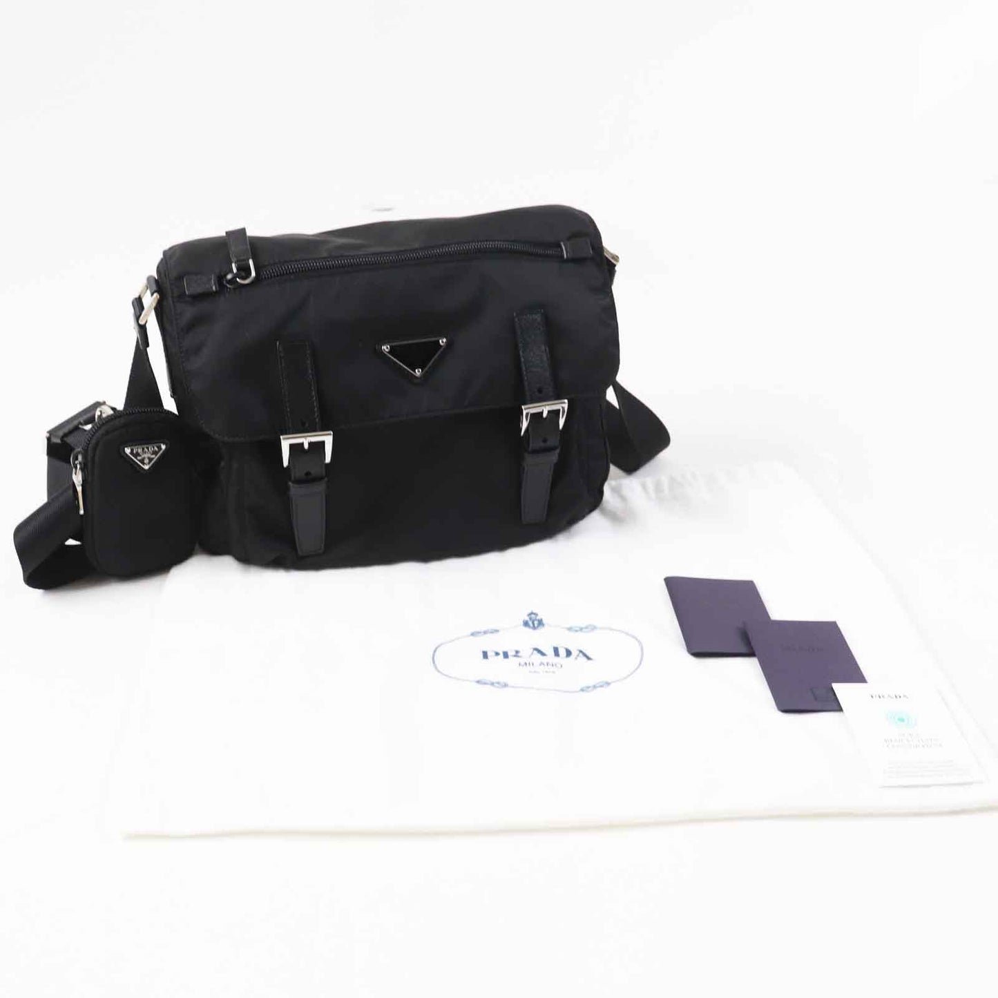Shoulder Bag Main: Re Women Nylon Black