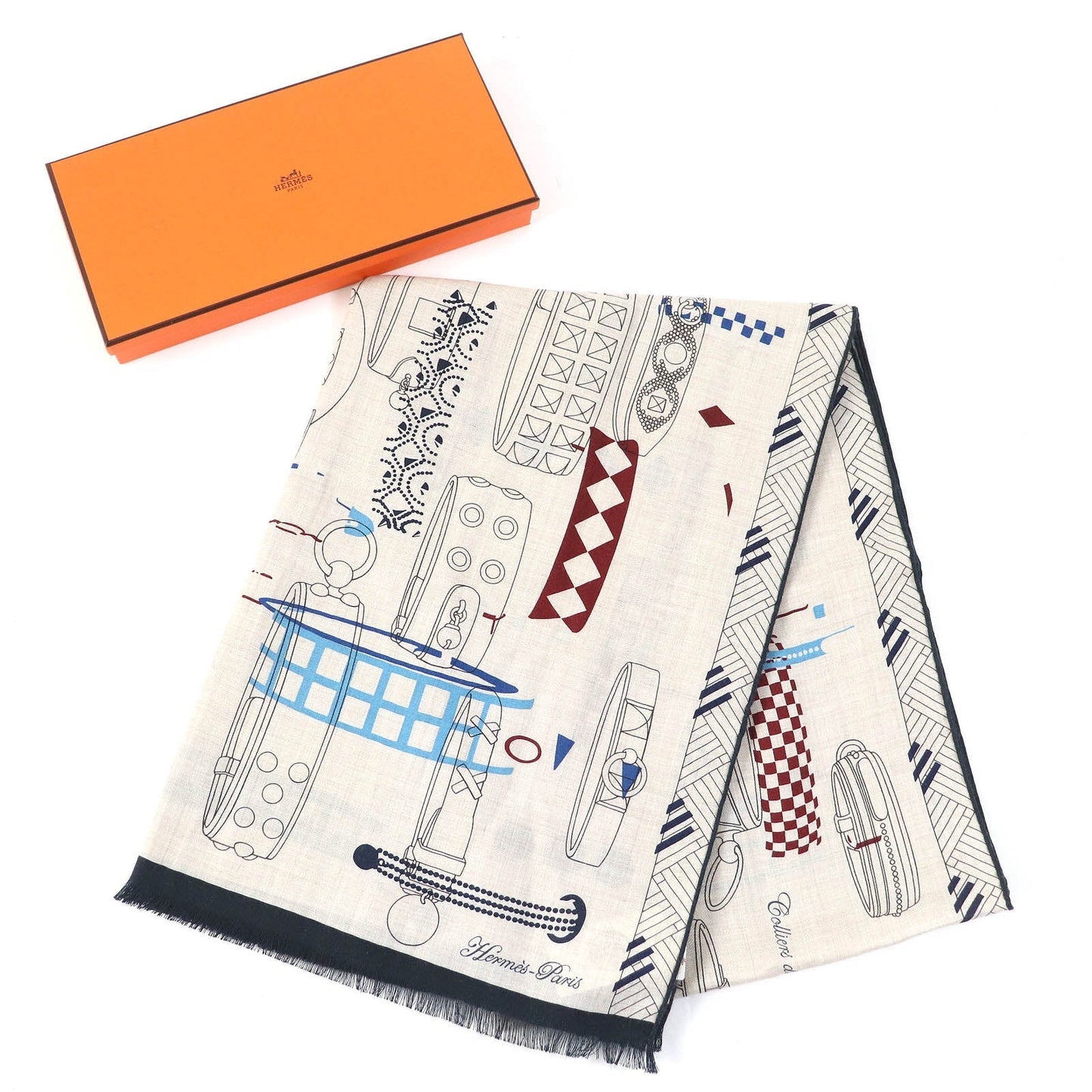 Stall Main: Cashmere, Main: Silk Rectangle Colliers Travel Bag