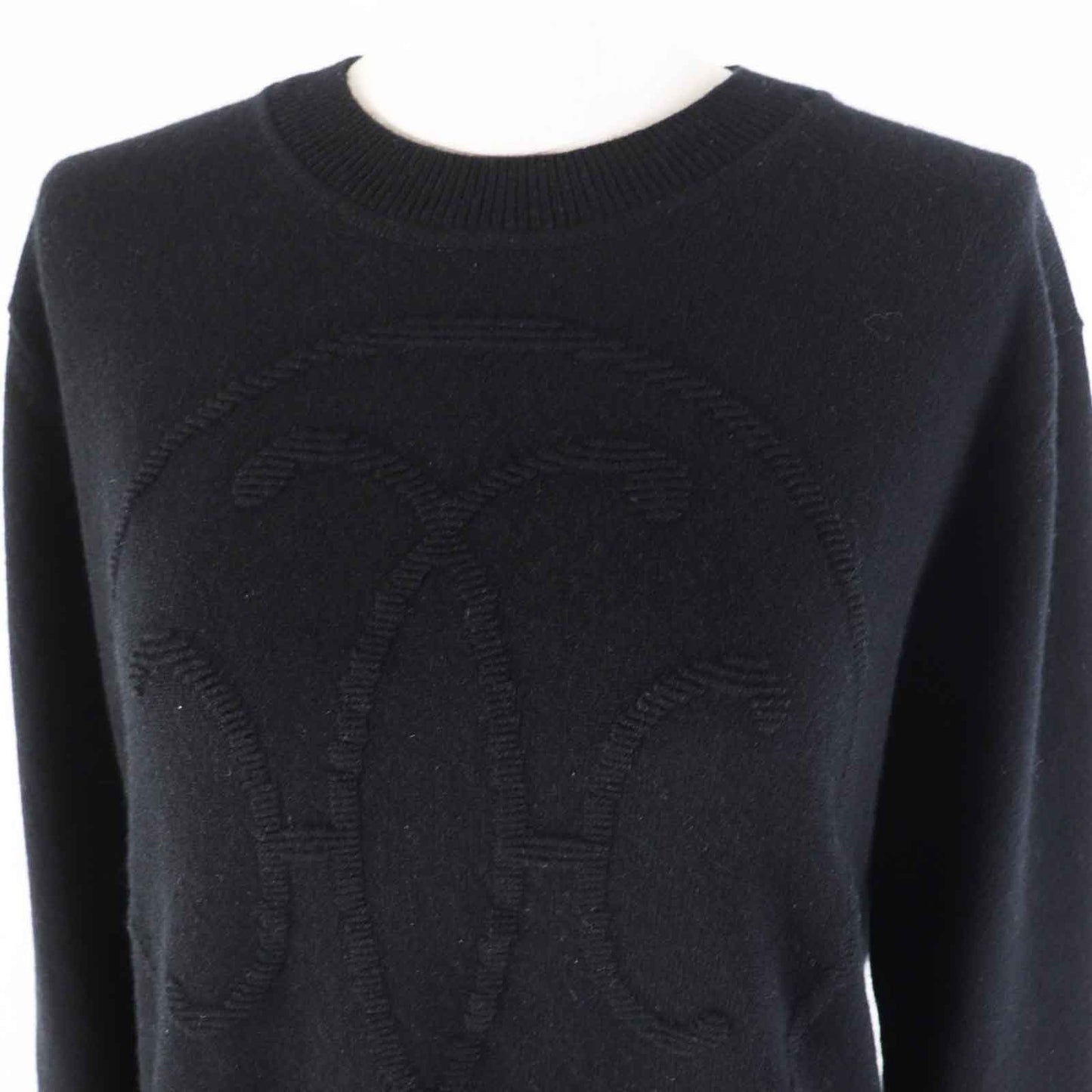 Knit Main: Cashmere Women Handbag Black Travel Bag