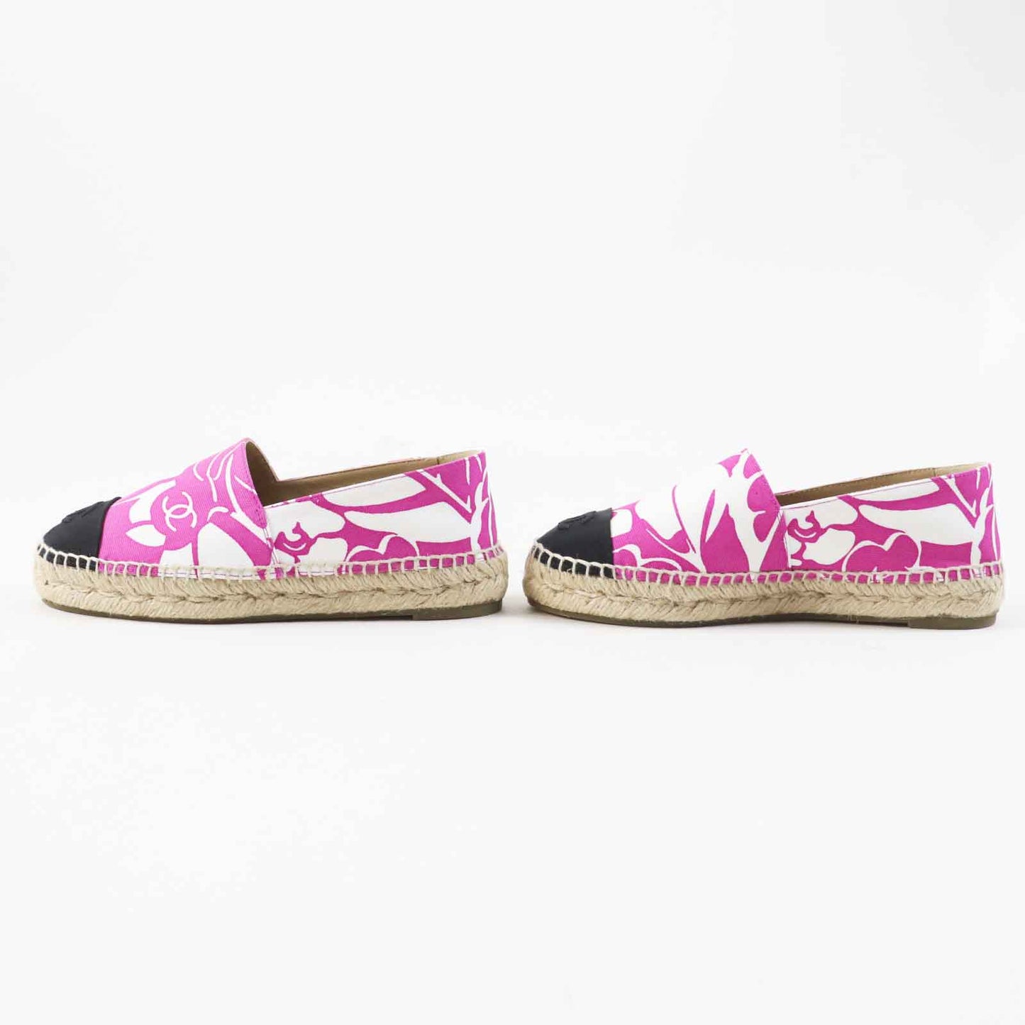 Chanel COCO Mark Espadrilles Canvas Jute 36 Bag