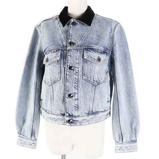 Louis Vuitton Jacket 1AFEPI jacket 36 Denim Cotton Blue Apparel