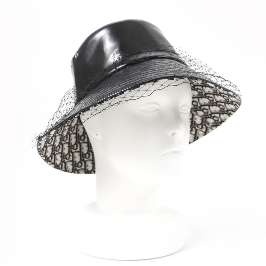 Dior Christian Hat Main: % Polyurethane, Main: % Nylon Black Travel Bag