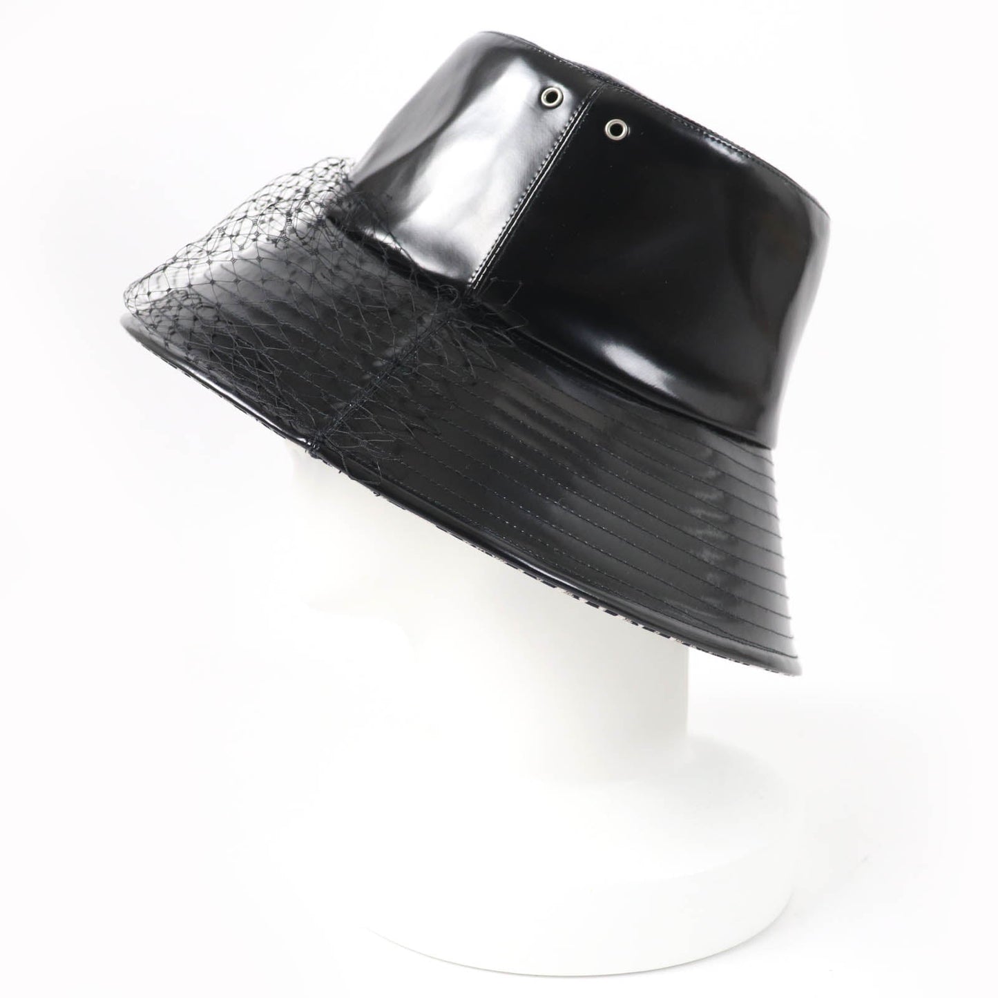 Dior Christian Hat Main: % Polyurethane, Main: % Nylon Black Travel Bag