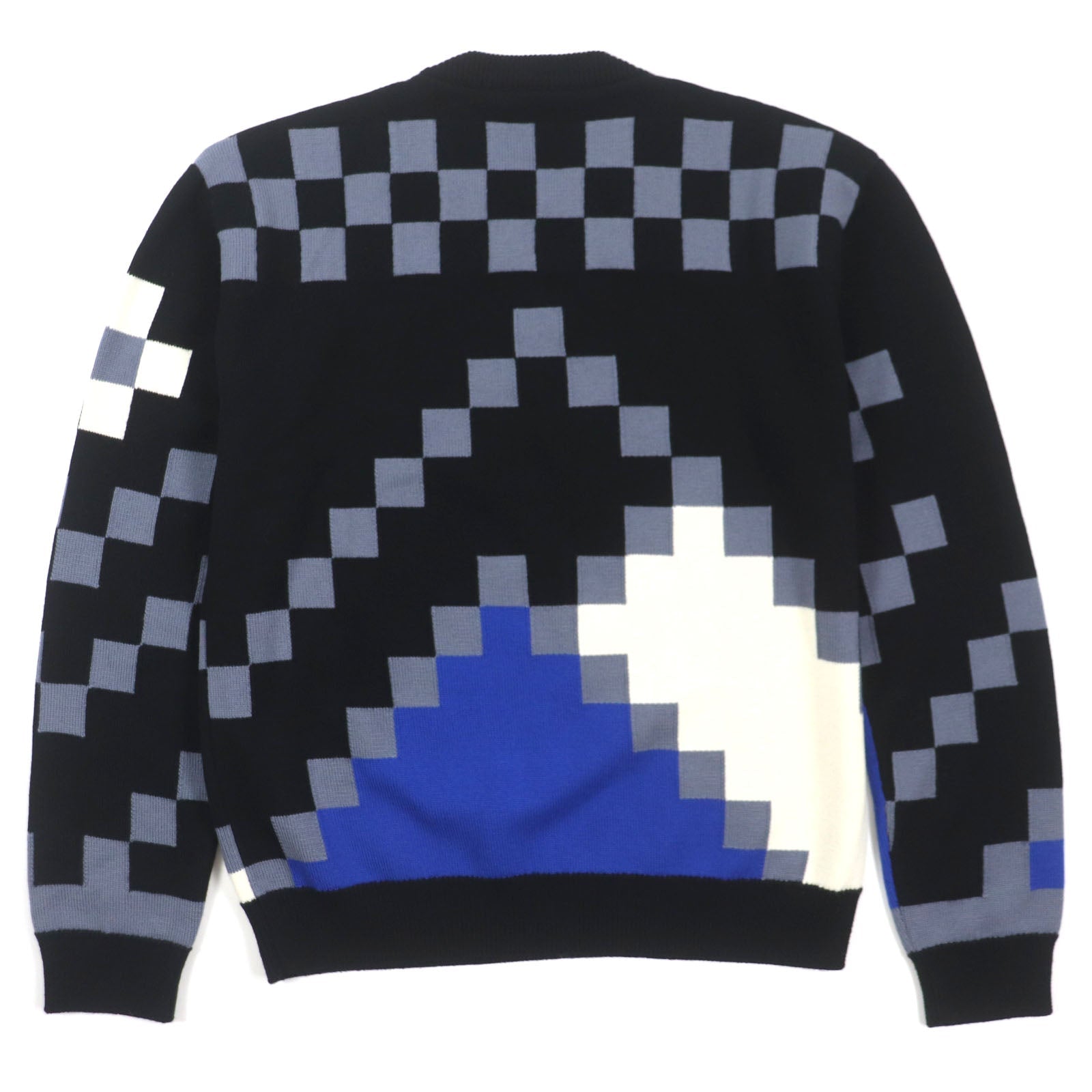 Louis Vuitton sweater sle Macro S Wool Black Blue Apparel