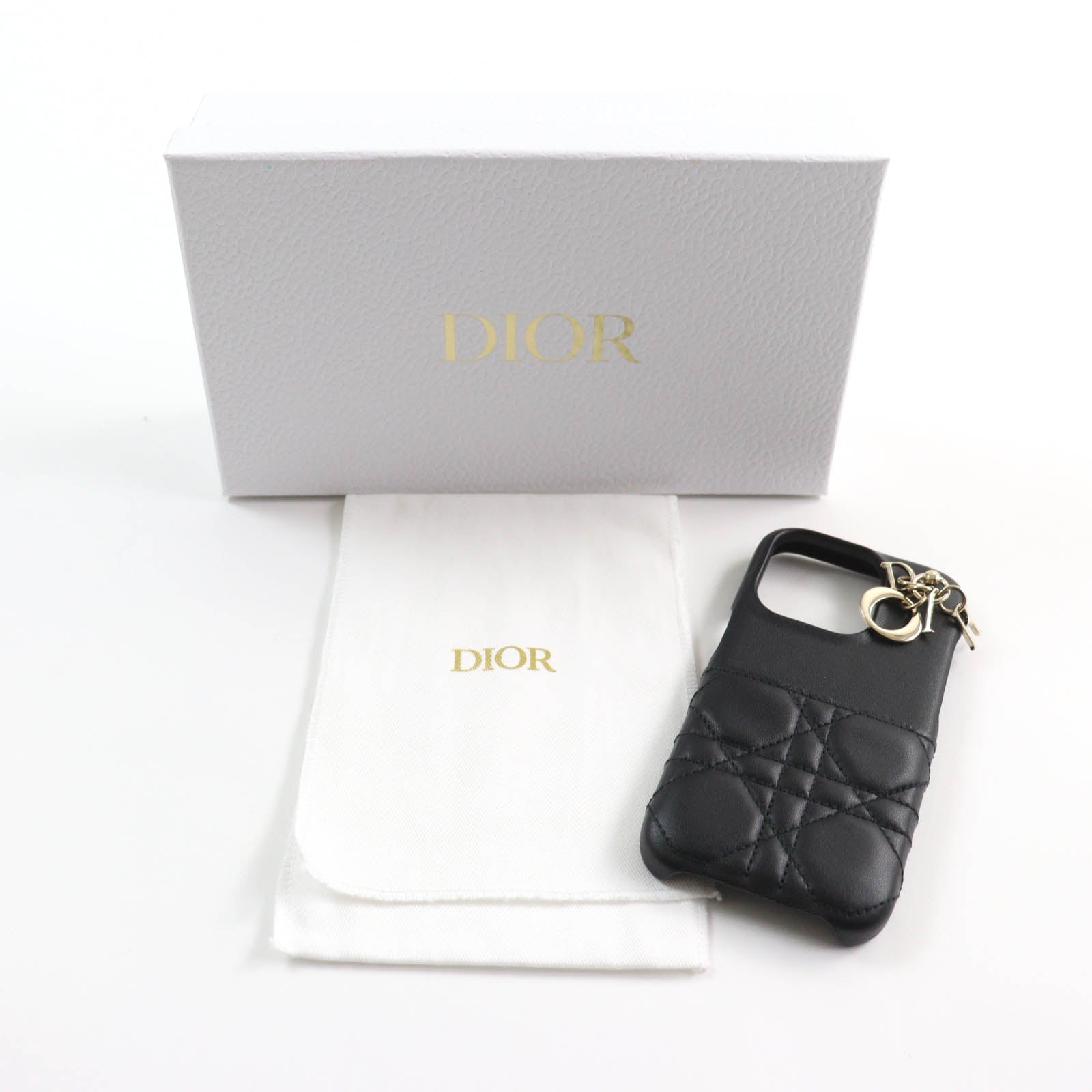 Dior Lady Cannage Iphone Pro Case Handbag Travel Bag