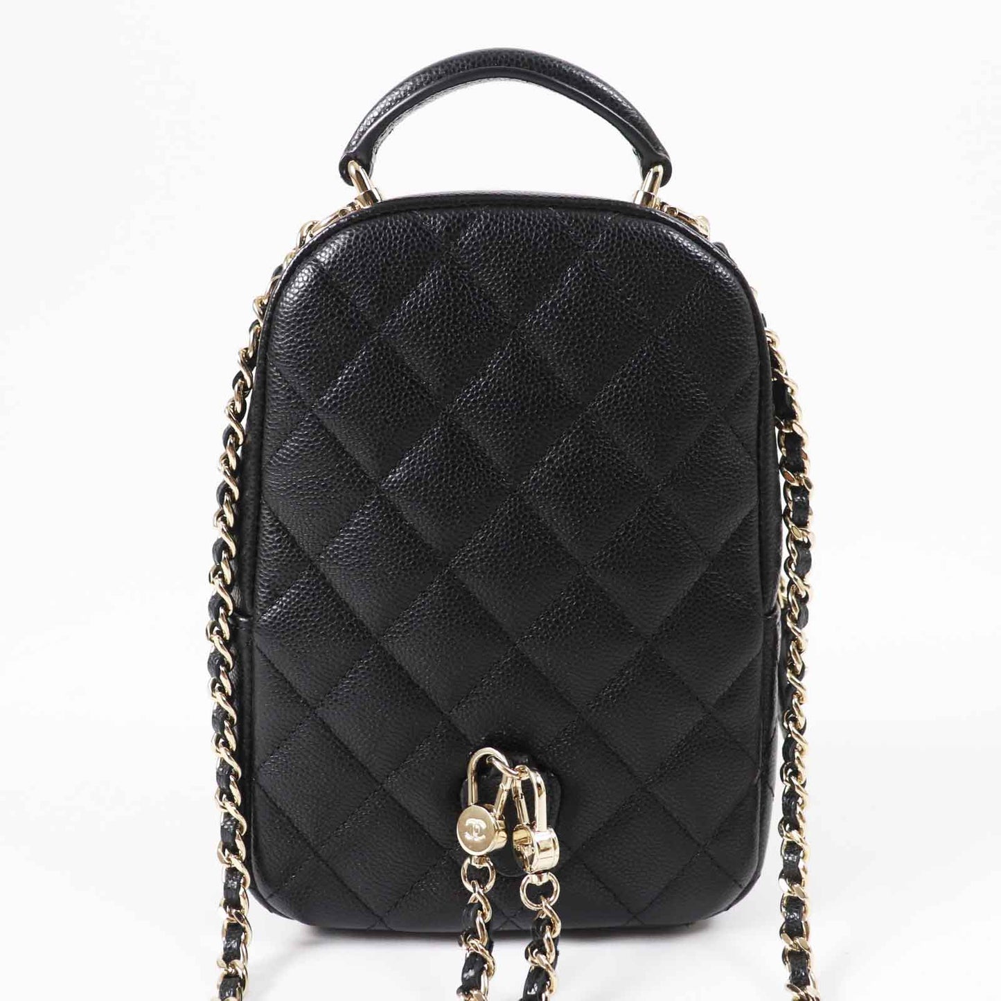 Chanel Caviar Skin Backpack Black