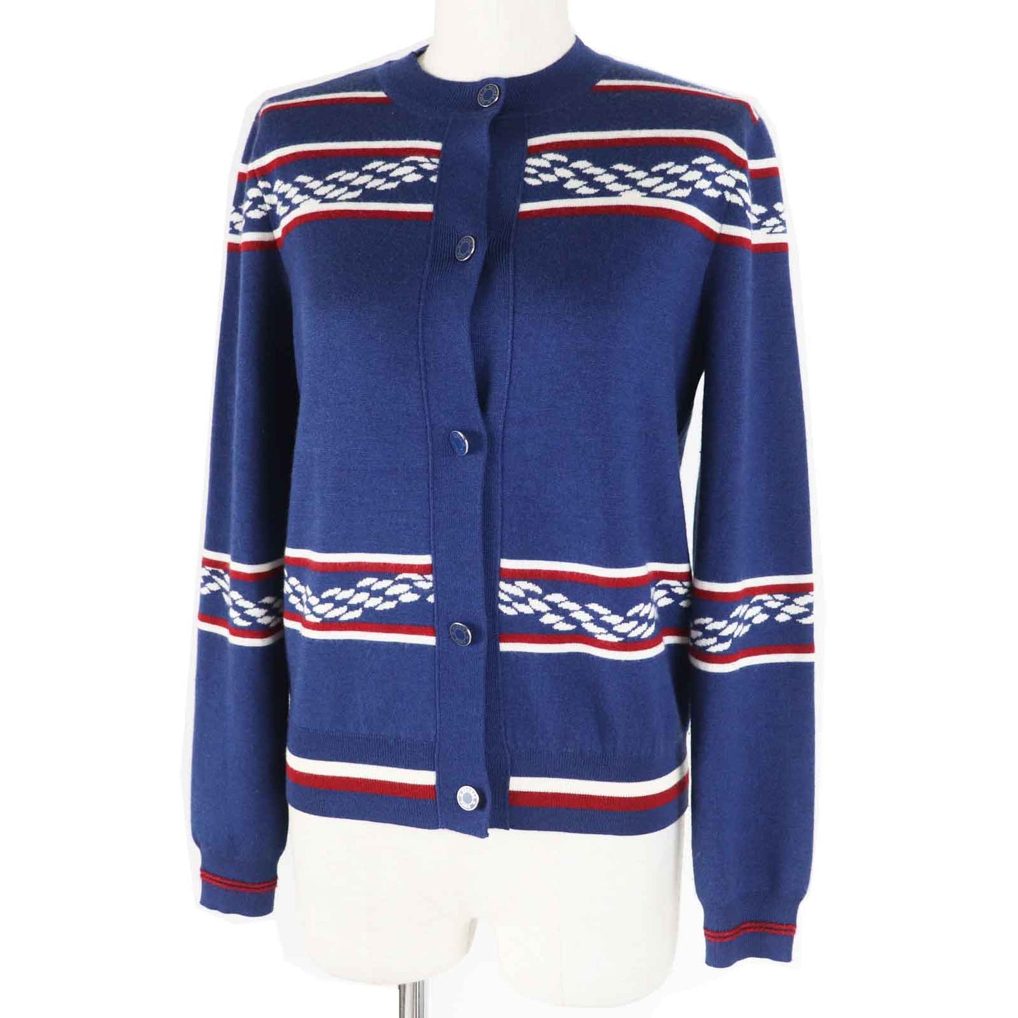 Cardigan Outer Material: Cashmere, Outer Material: Silk, Nylon Blue Travel Bag