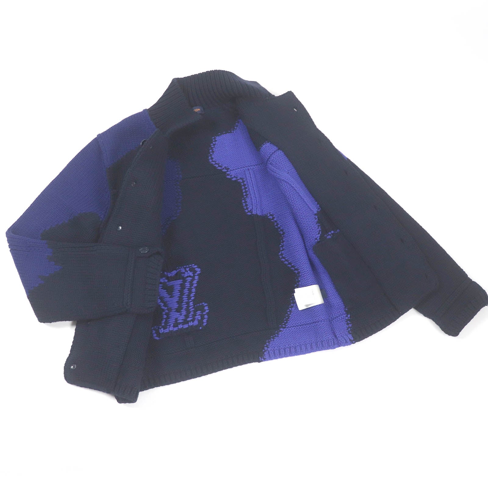 Louis Vuitton Jacket XL Wool Navy Apparel