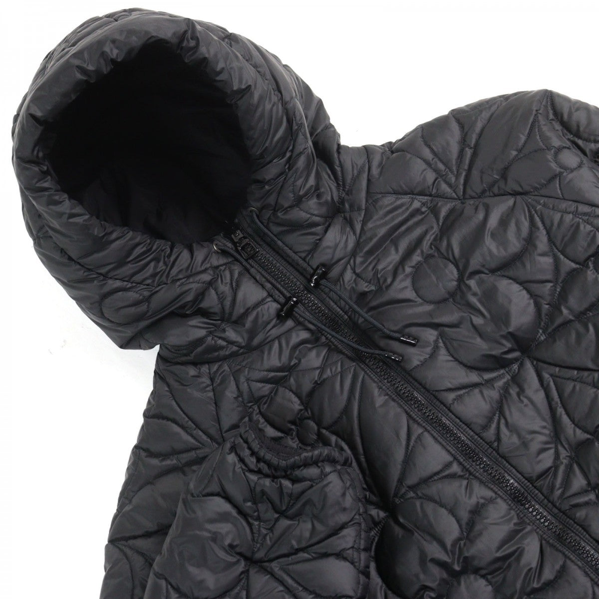 Louis Vuitton Jacket HIB47W Filling 88 polyester Nylon Cotton Black Apparel