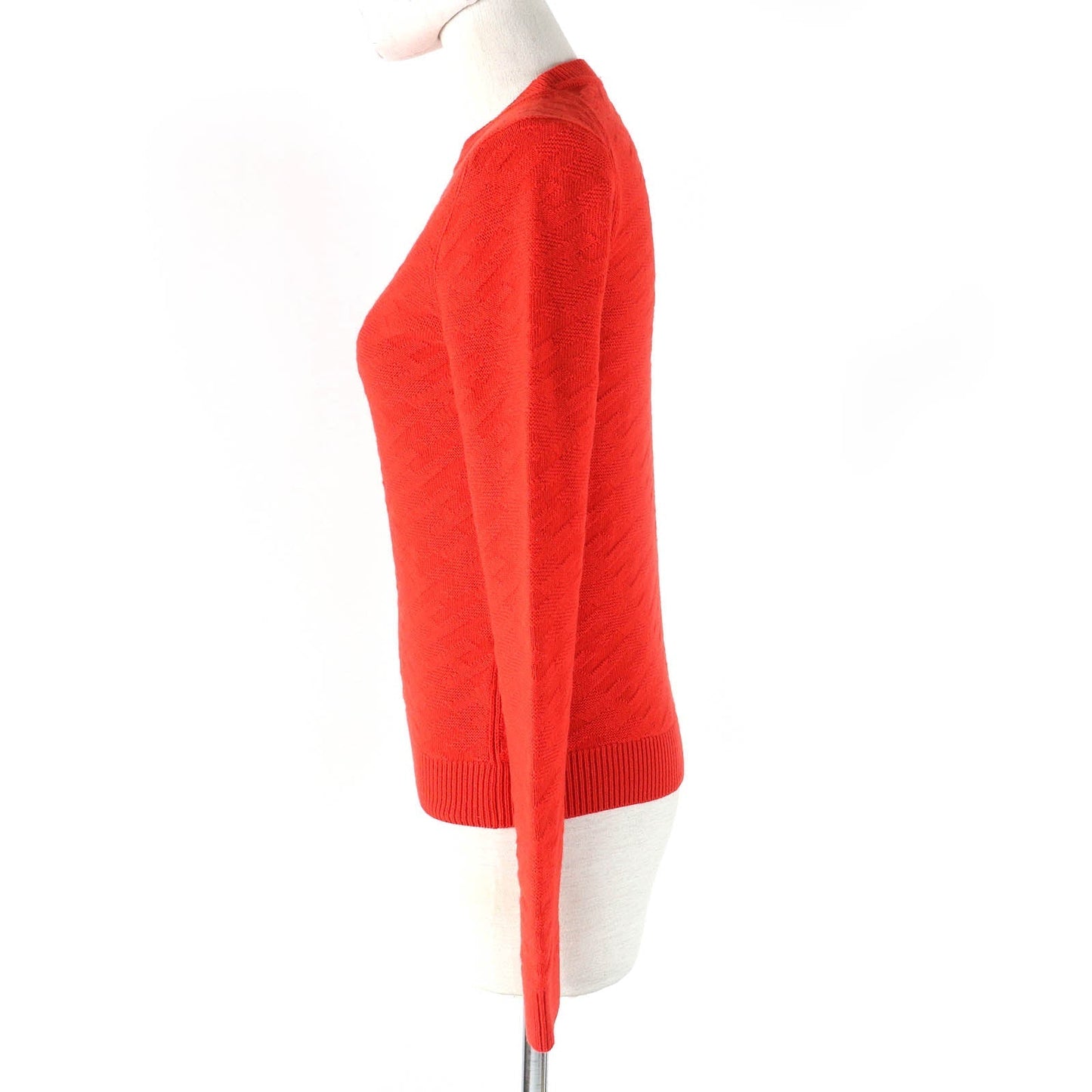Knit Main: Wool Women Handbag Red Travel Bag