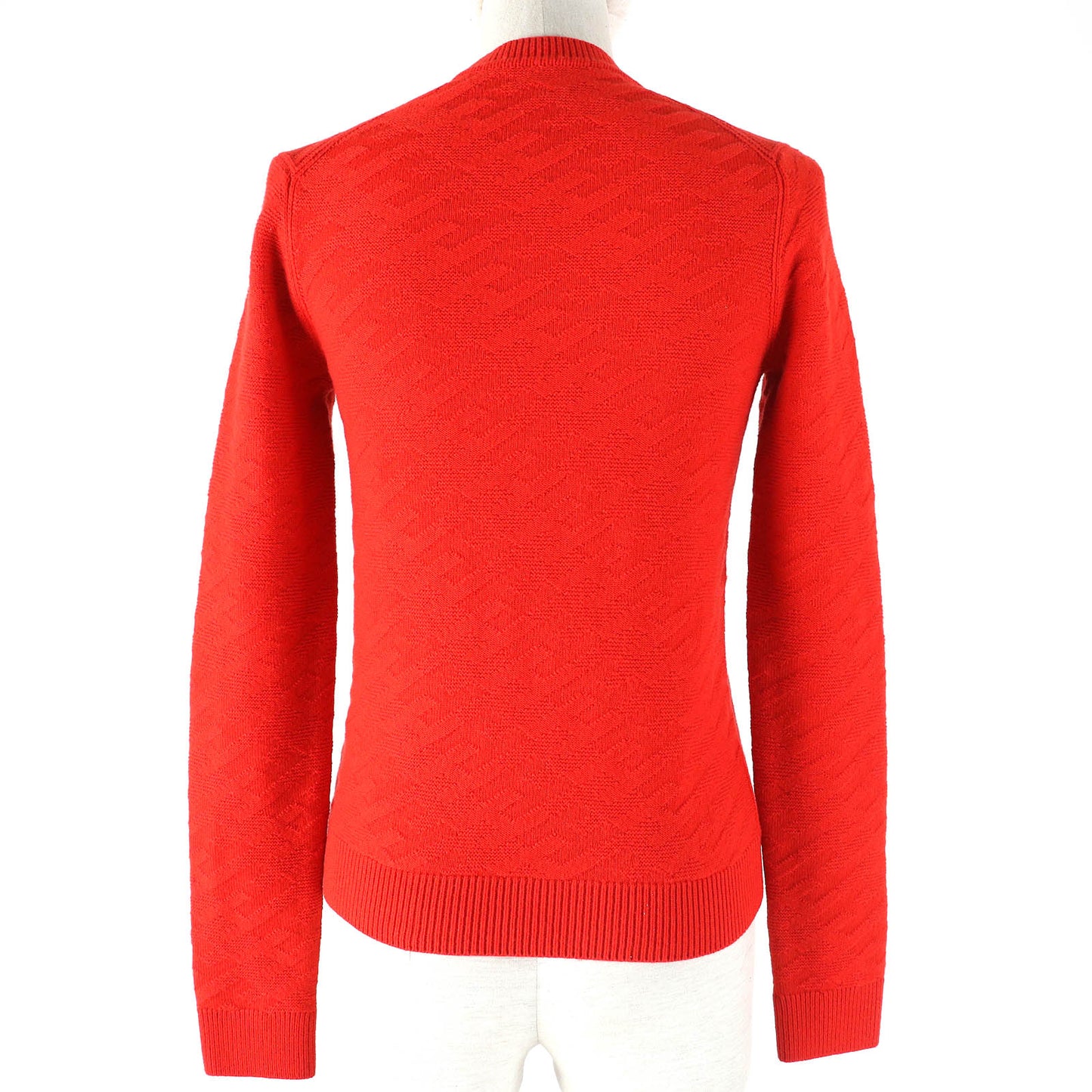 Knit Main: Wool Women Handbag Red Travel Bag