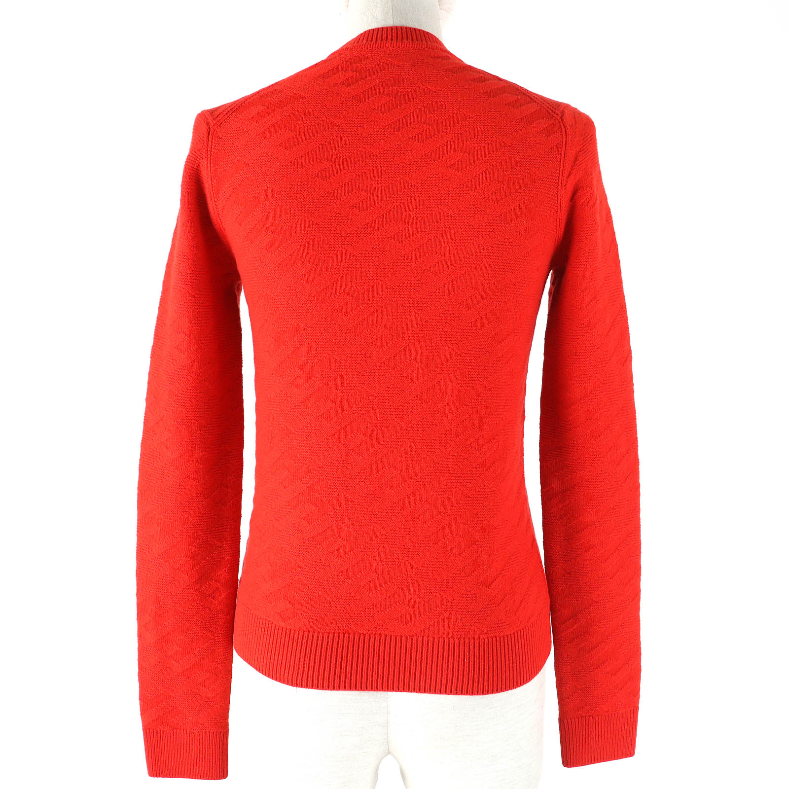 Knit Main: Wool Women Handbag Red Travel Bag