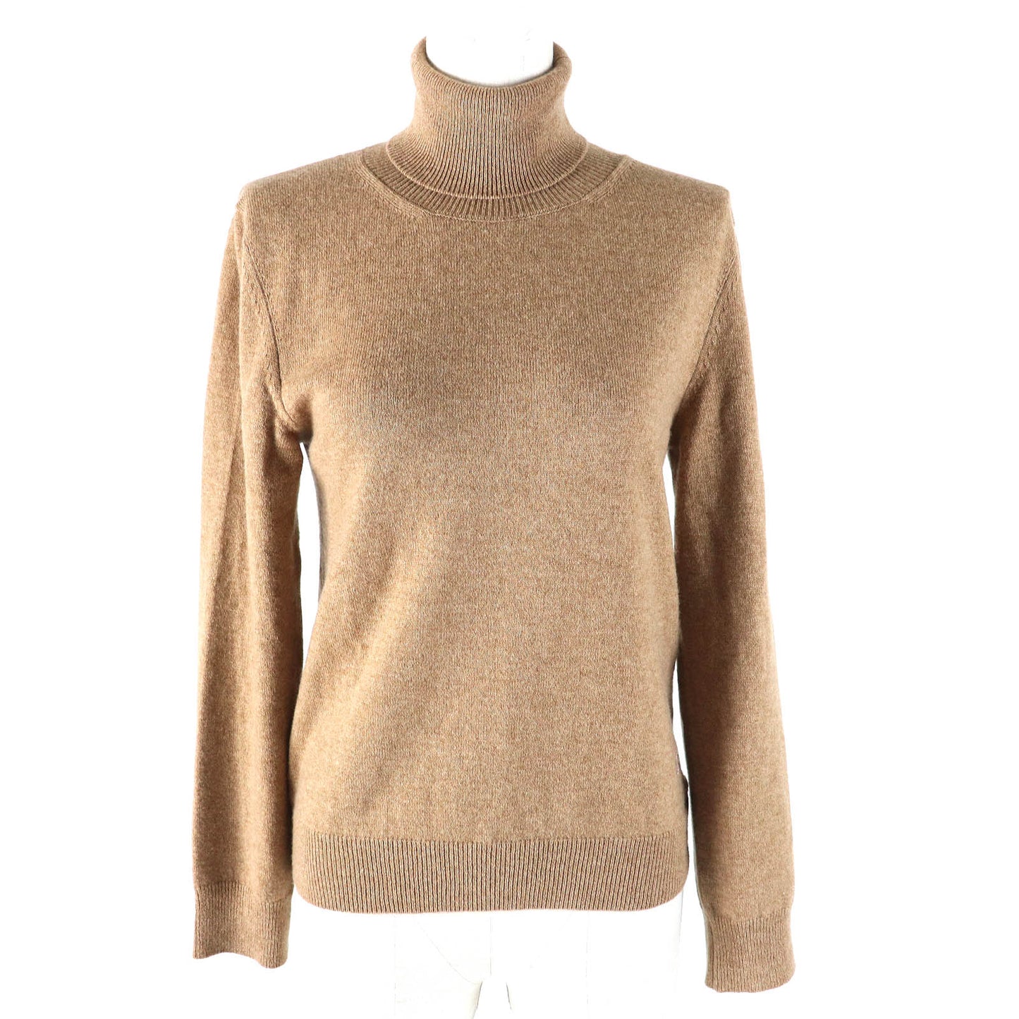 Knit Main: Cashmere Light Women M Handbag Brown Travel Bag