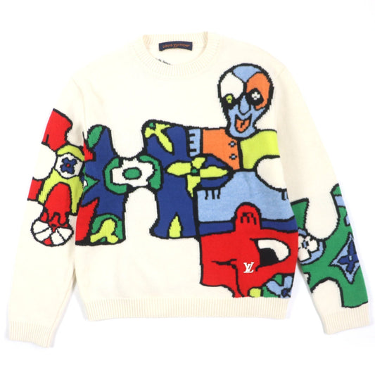Louis Vuitton sweater HON63W ens M Wool White Apparel