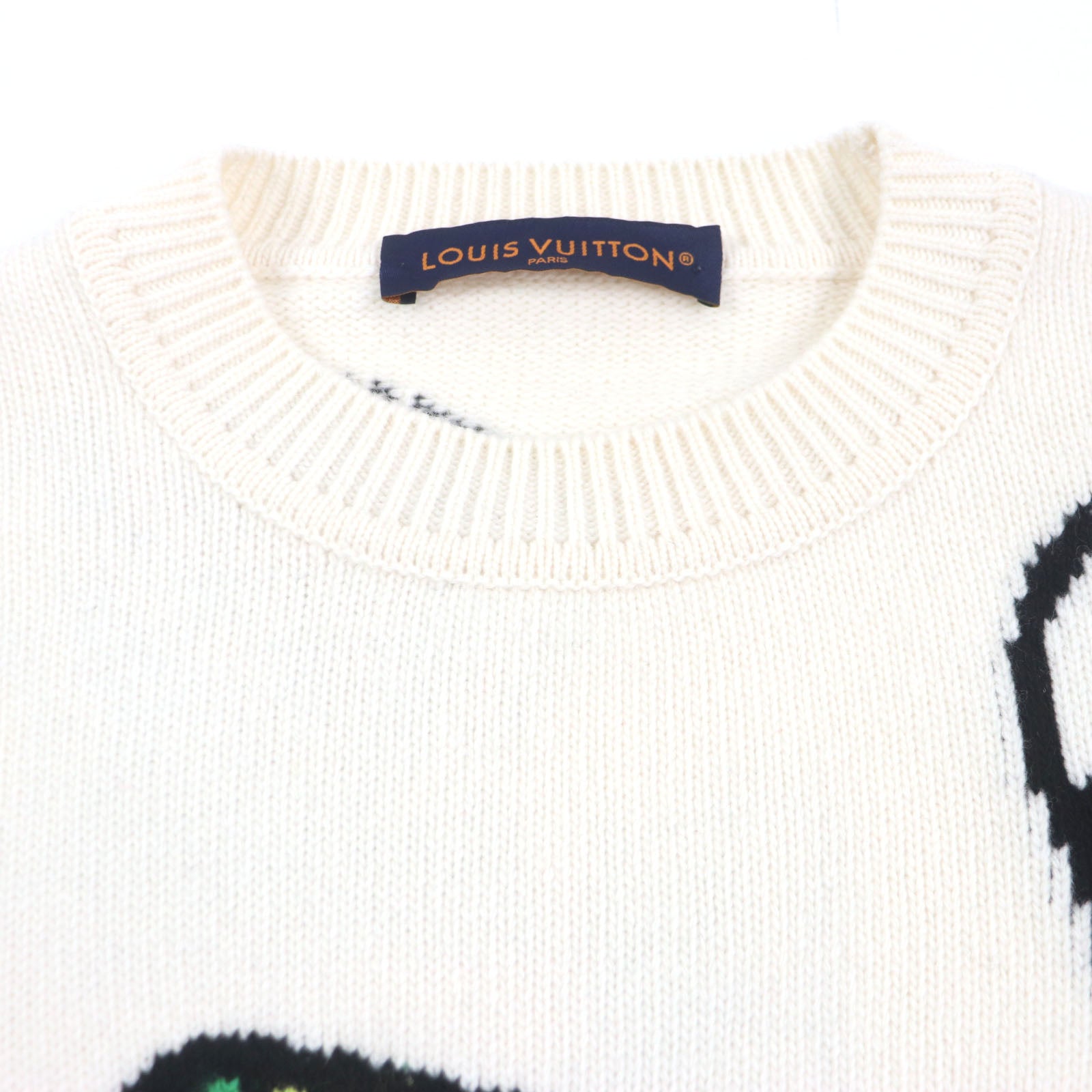 Louis Vuitton sweater HON63W ens M Wool White Apparel
