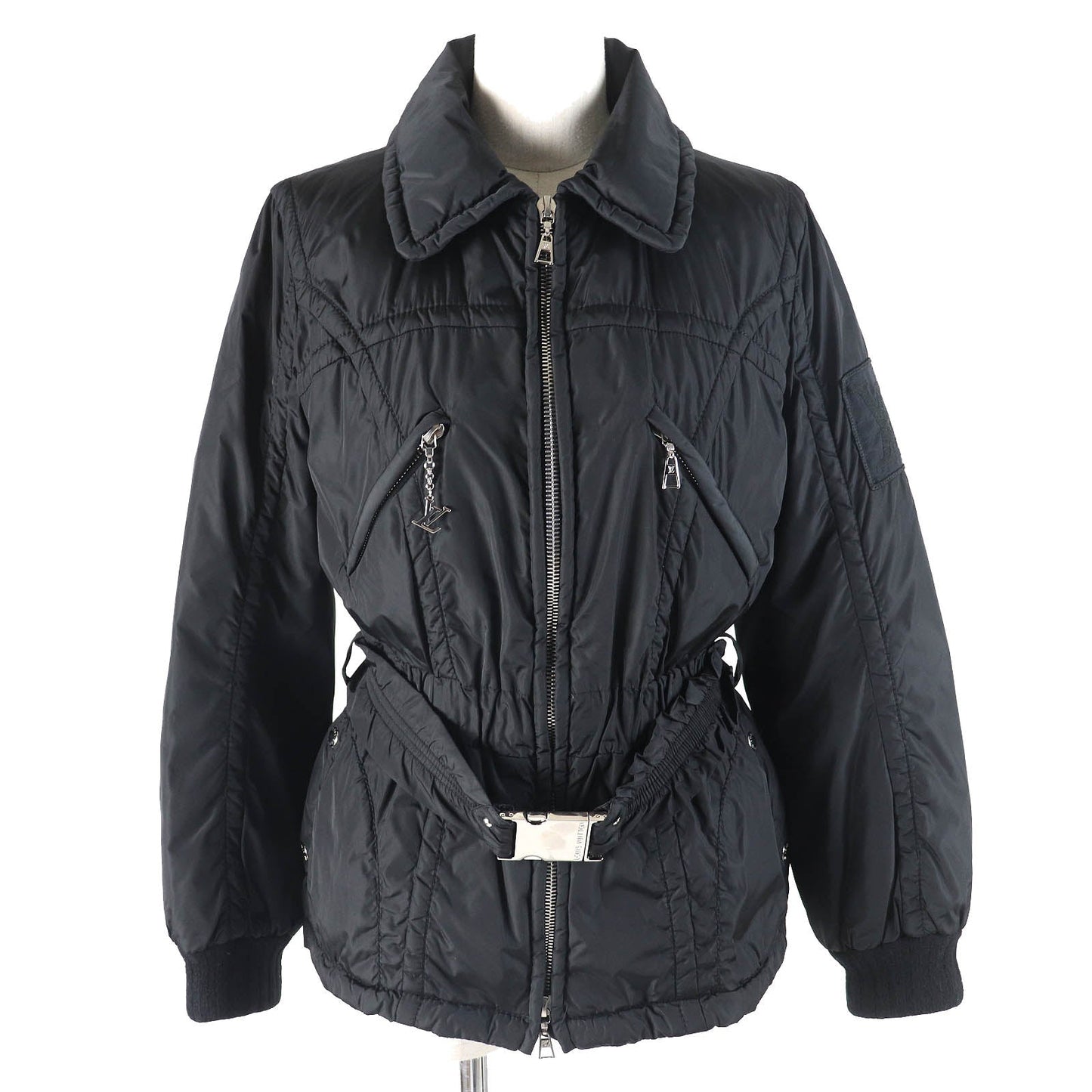 Louis Vuitton Down jacket Nylon Black Apparel