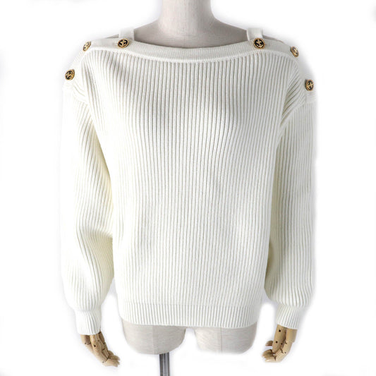 Louis Vuitton knit 43 polyester 2 polyamide Cotton White Shoulder Bag