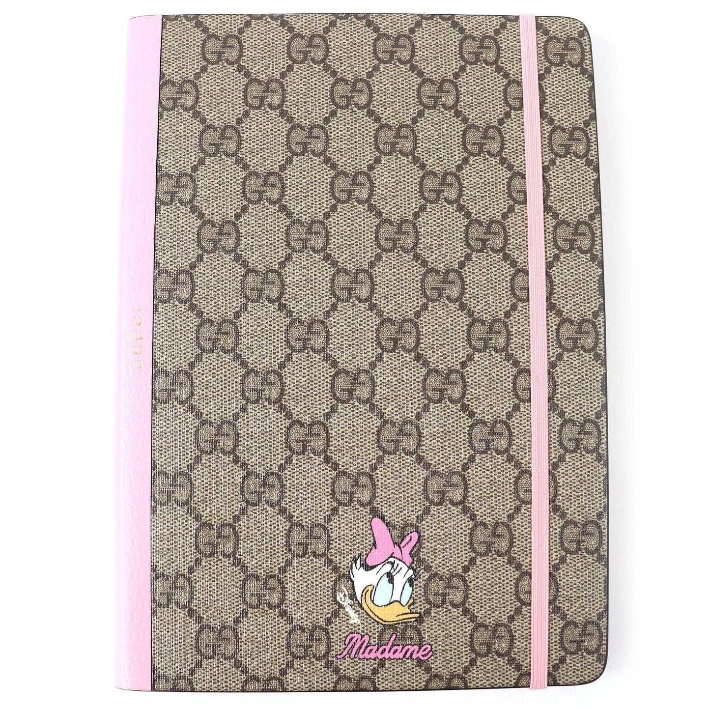 Gucci Notebook Beige Pink Travel Bag