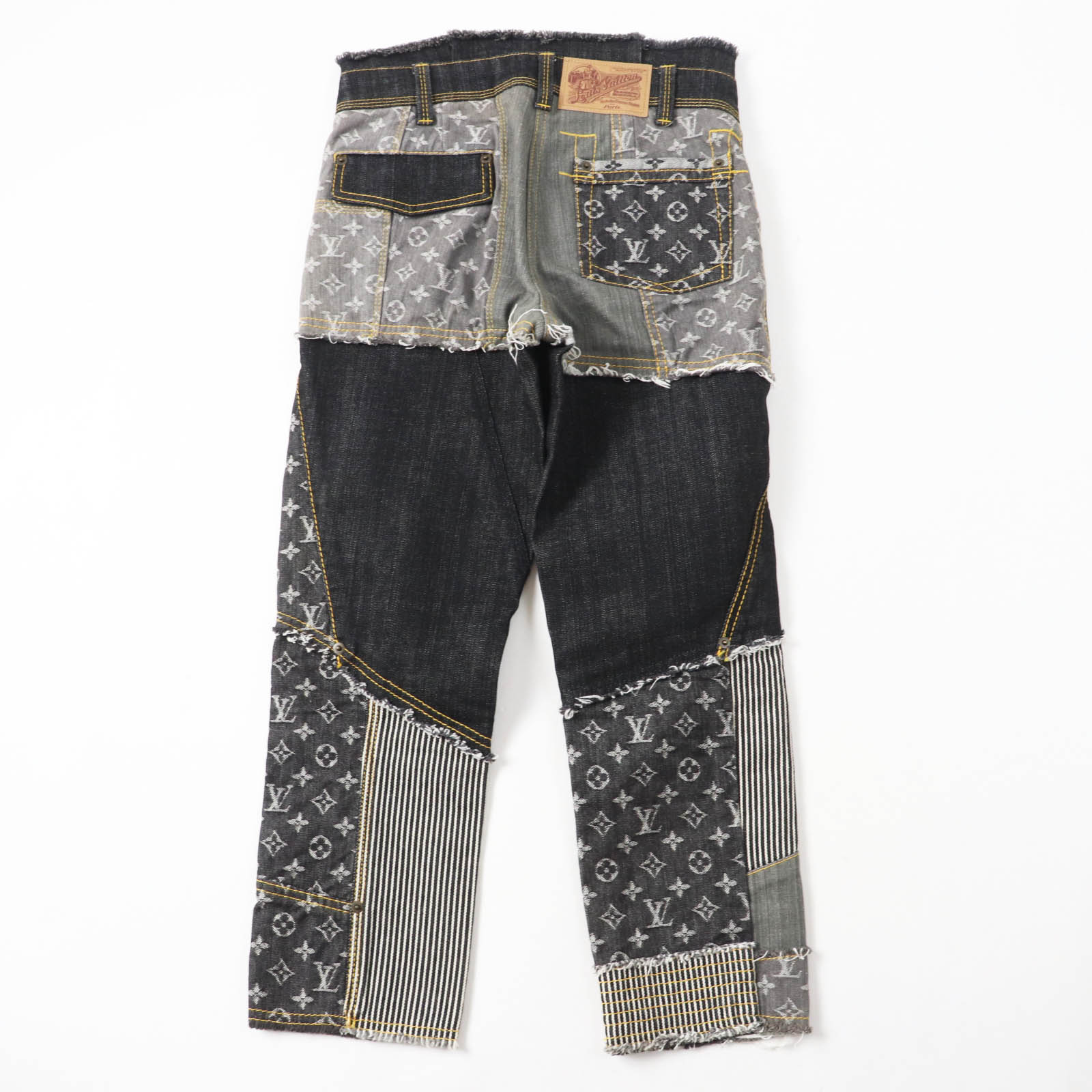 Louis Vuitton 07SS e 34 Denim Cotton Blue Gray Apparel