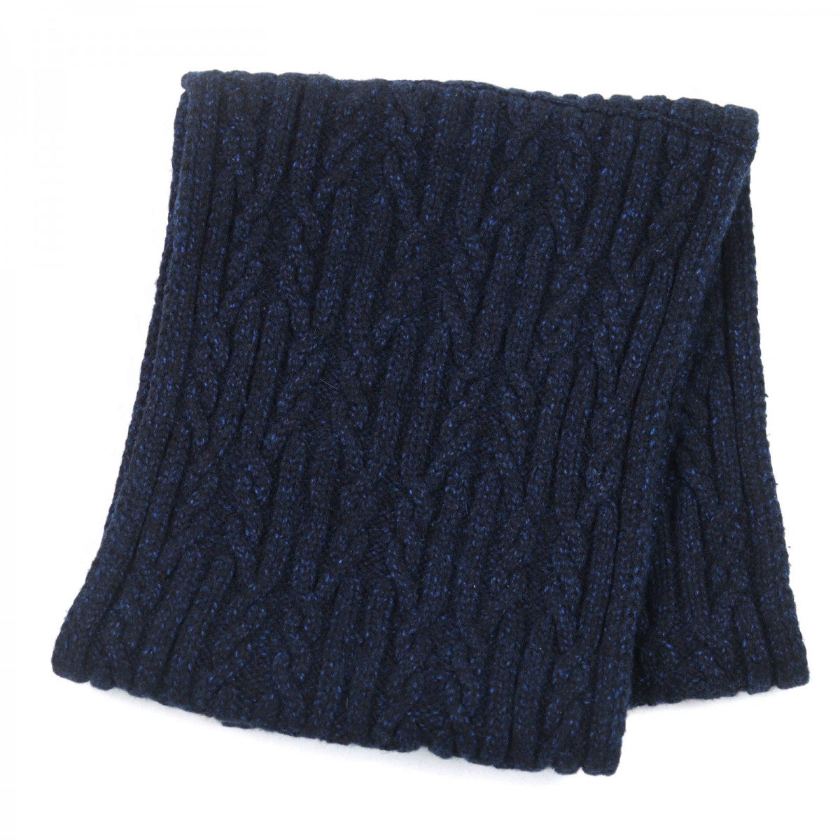 Snood Main: Wool, Cashmere, Silk Navy Type Travel Bag