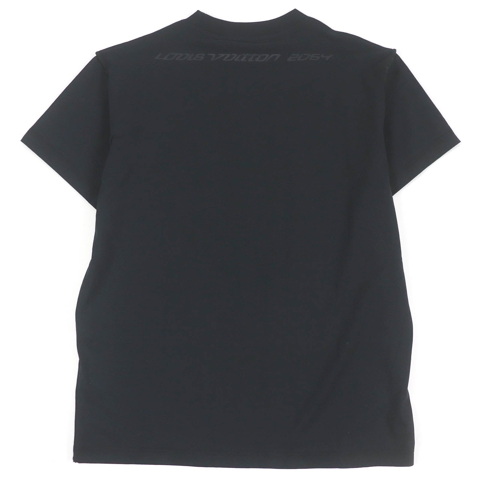 Louis Vuitton Short sleeve T-shirt Cotton Black Apparel