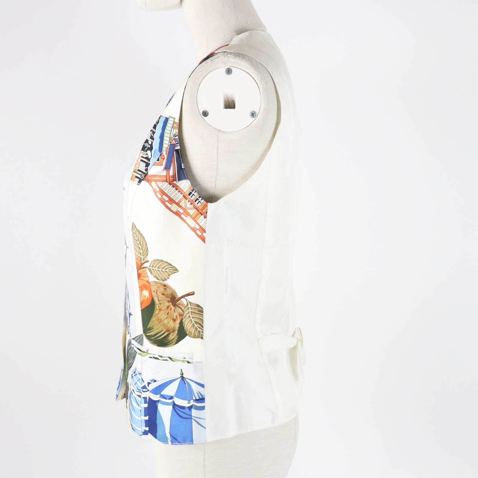 Vest Outer: Silk, Outer: Acetate, Lining: Acetate Travel Bag