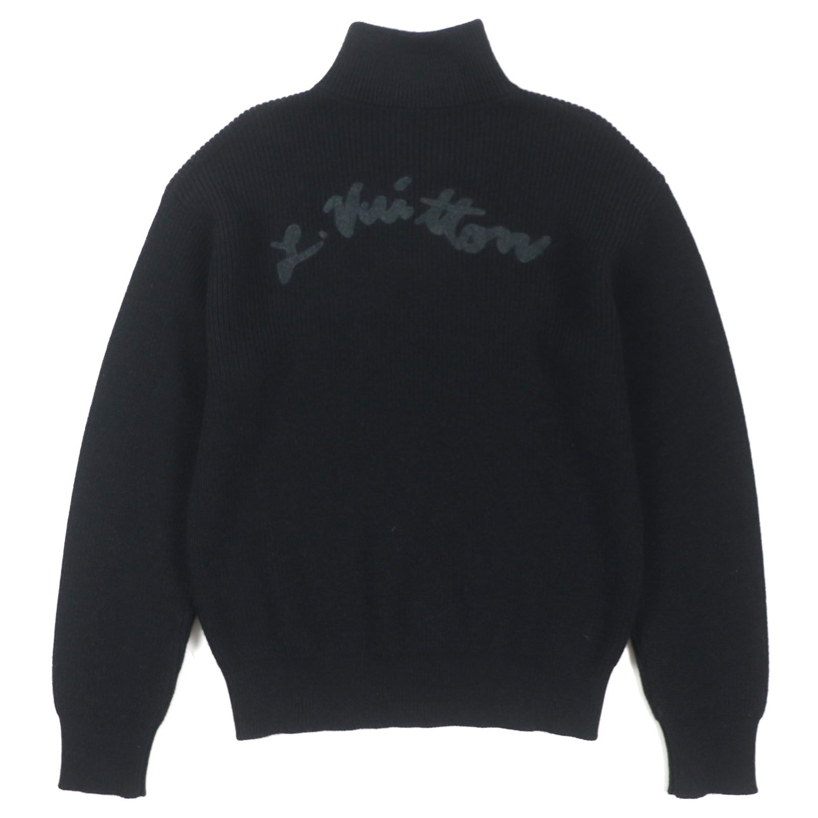 Louis Vuitton sweater part 95 part 3 Nylon Wool Black Apparel