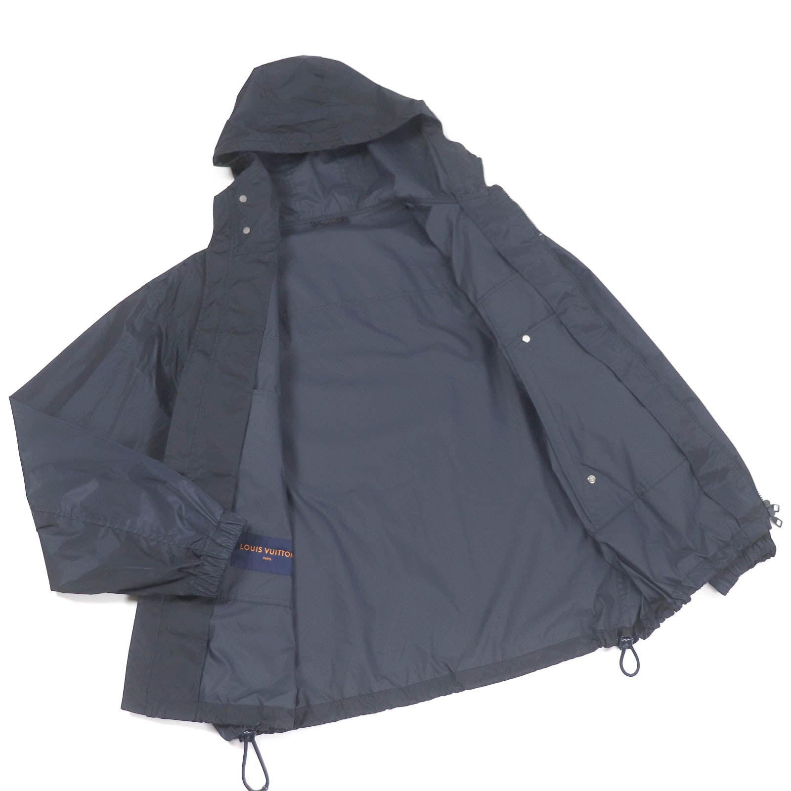 Louis Vuitton jacket Part Cowhide 56 Nylon Navy Apparel