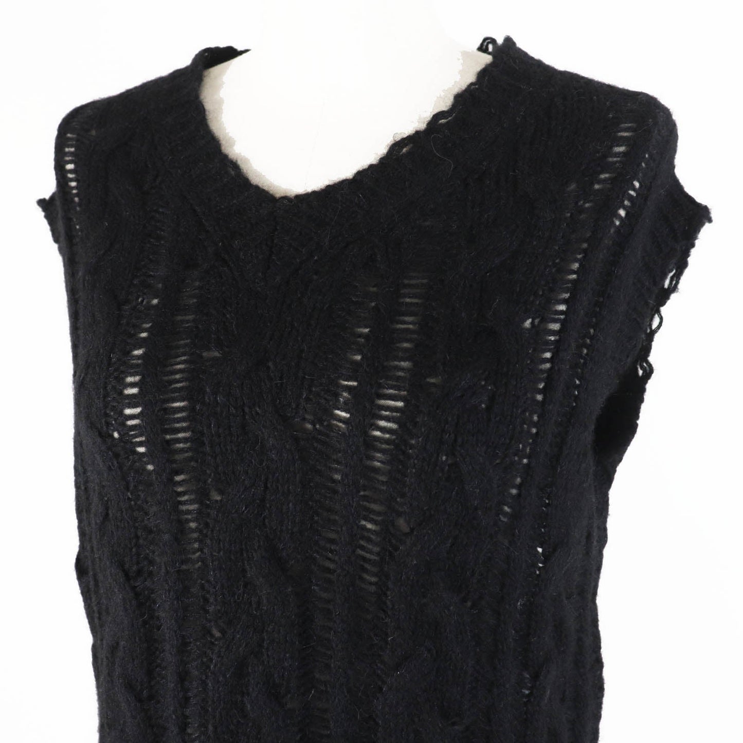 Dior Christian Vest Main: % Alpaca, Main: % Black Travel Bag