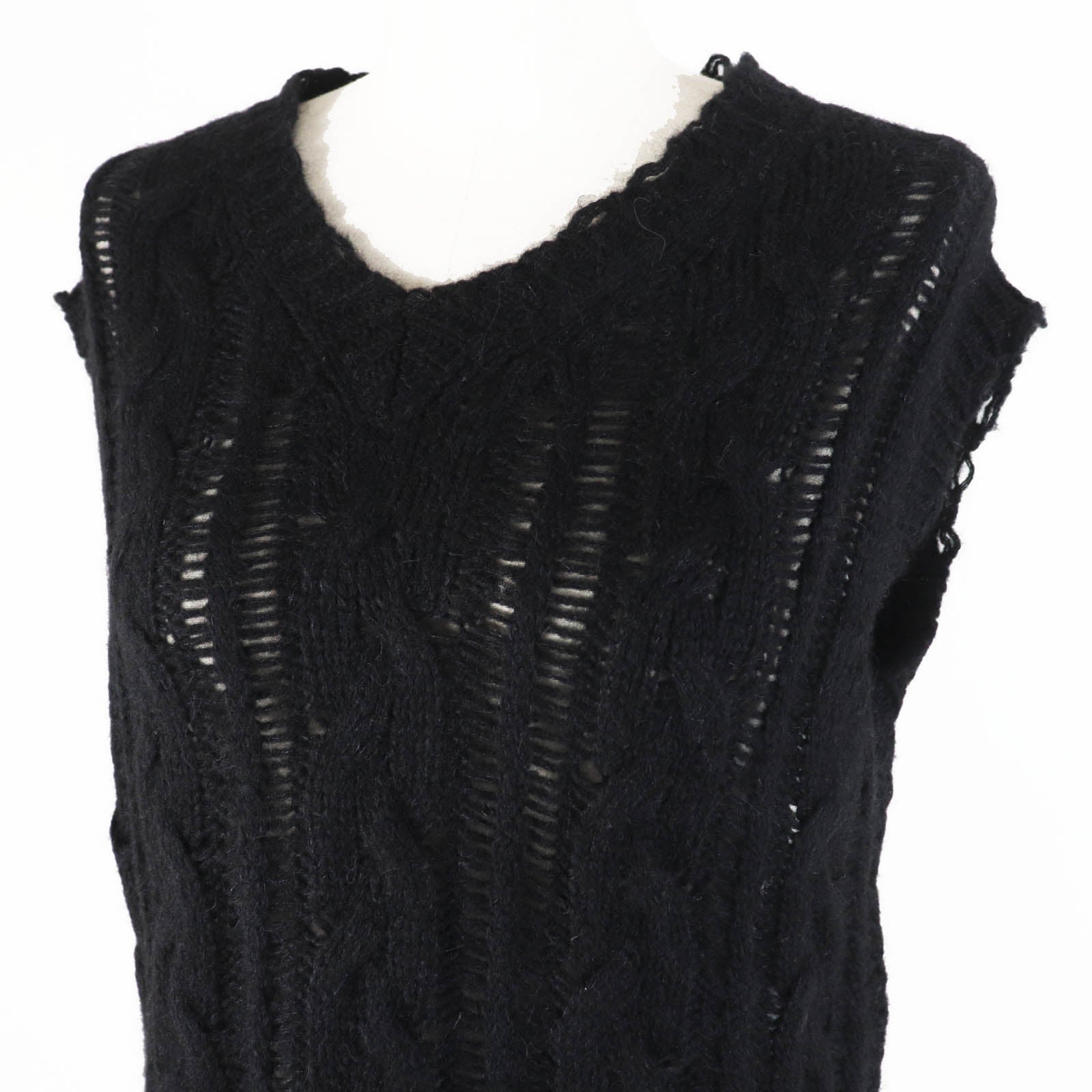 Dior Christian Vest Main: % Alpaca, Main: % Black Travel Bag