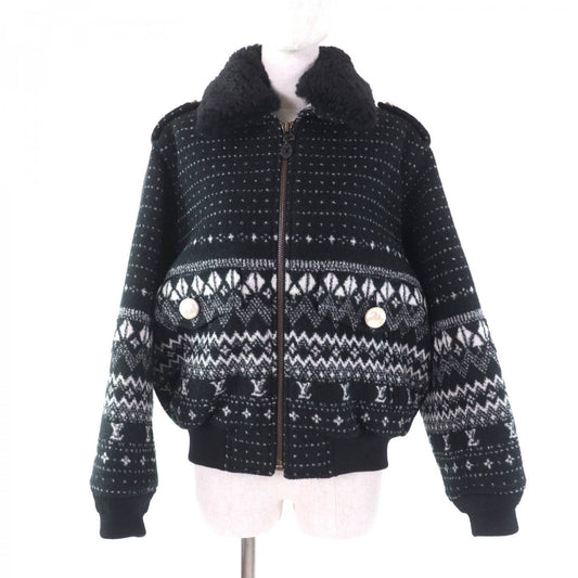 Louis Vuitton Jacket Part 11 1 polyurethane Nylon Wool Black Apparel