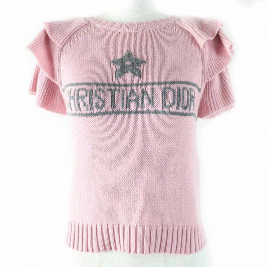 Dior Christian Knit Main: % Cashmere Gray Women Pink Travel Bag