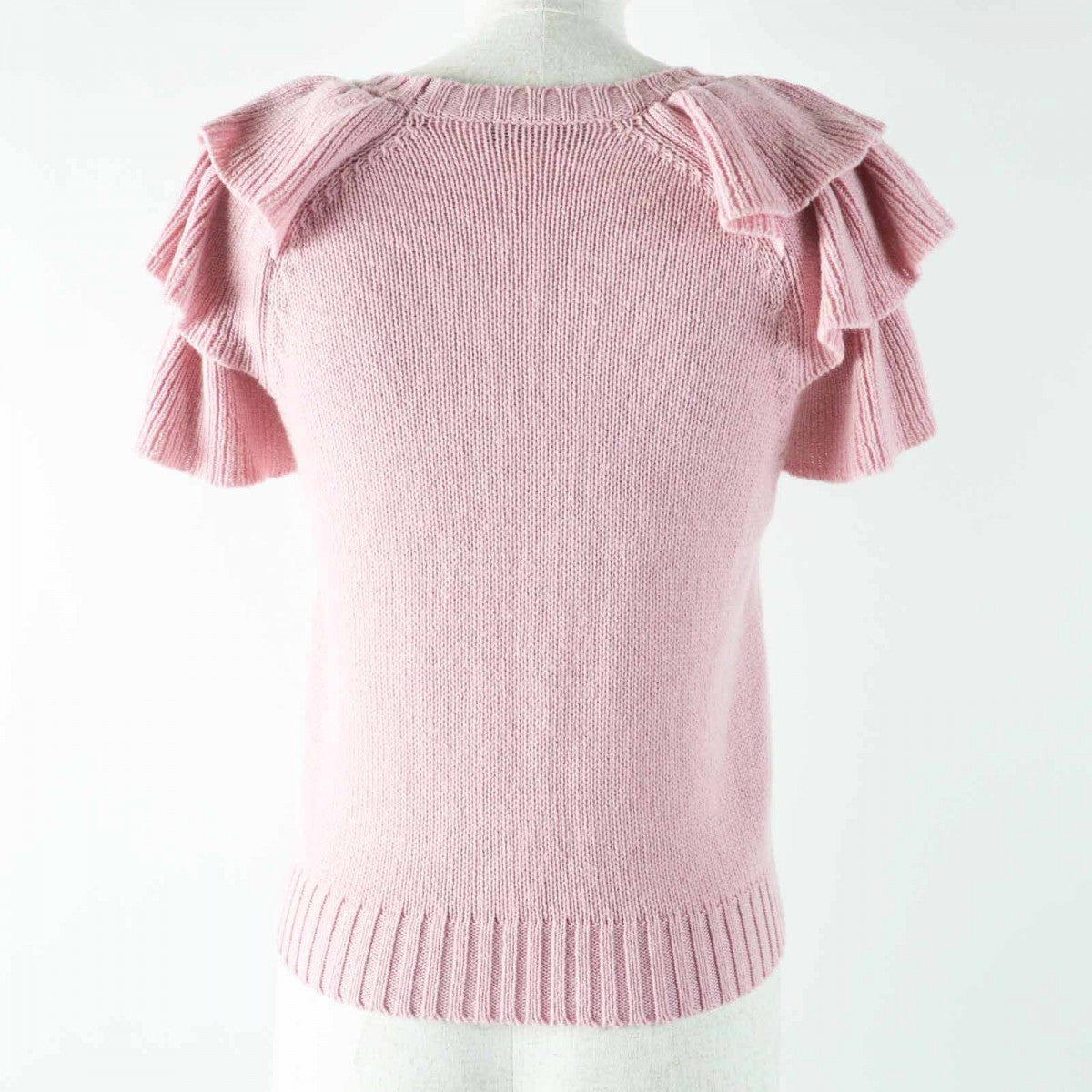 Dior Christian Knit Main: % Cashmere Gray Women Pink Travel Bag