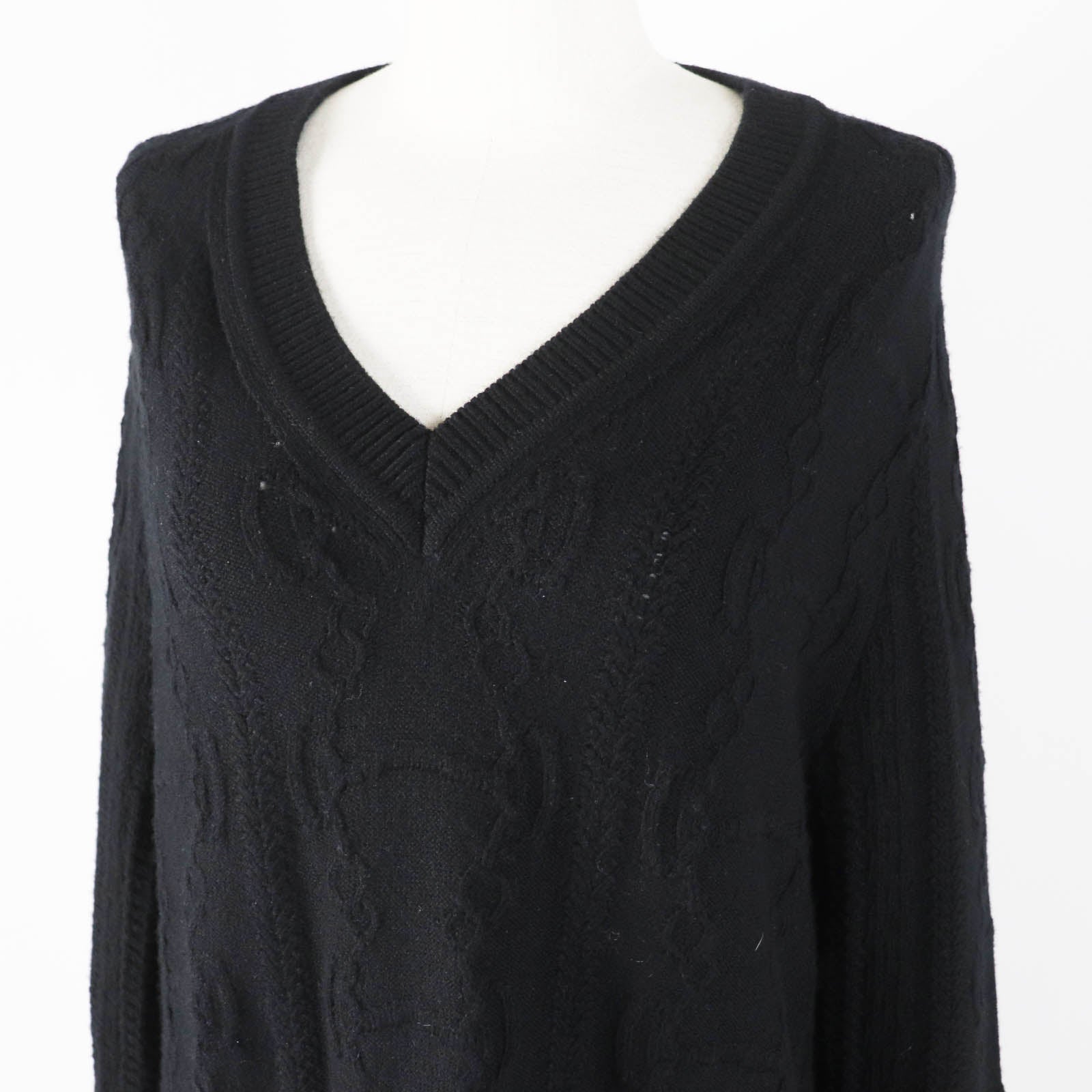 One Piece Outer: Wool, Outer: Cashmere, Part: Nylon Black Travel Bag