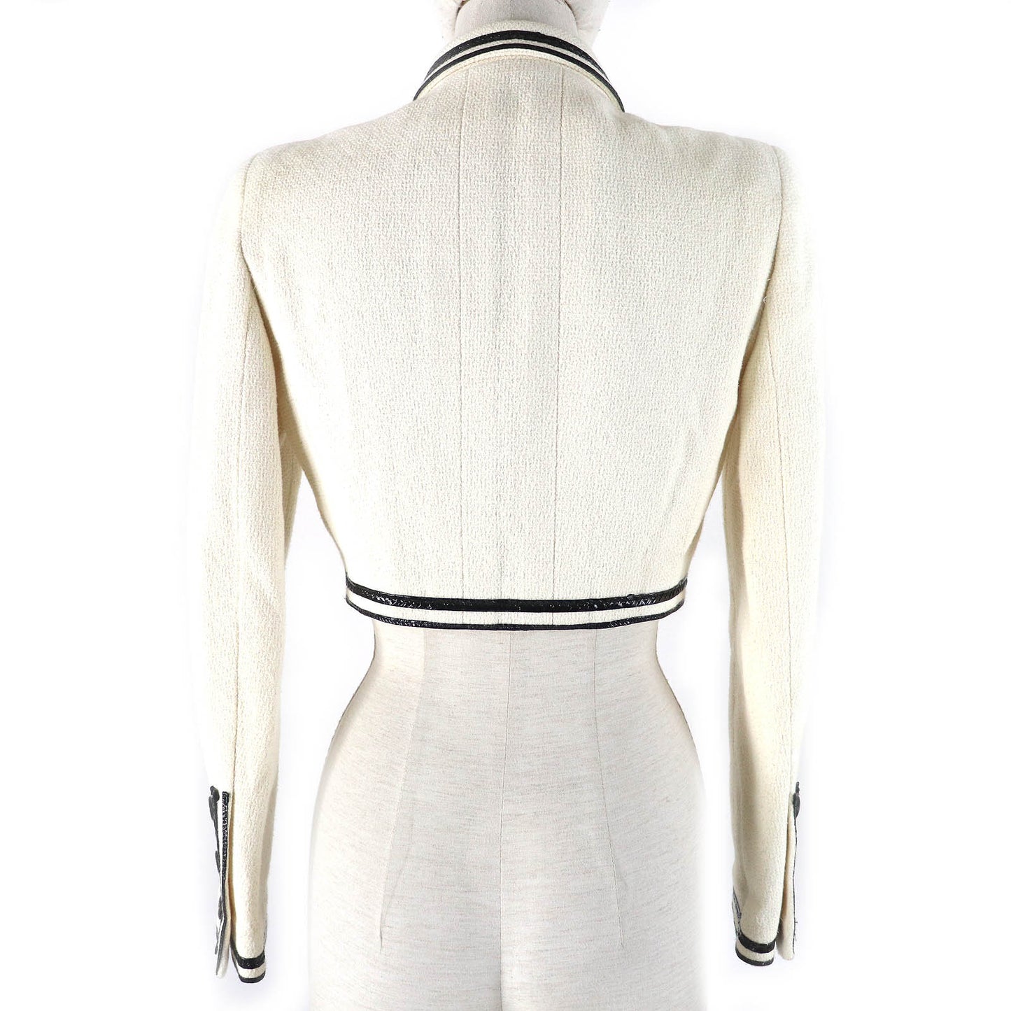 Chanel Tweed Jacket Cotton Silk 36