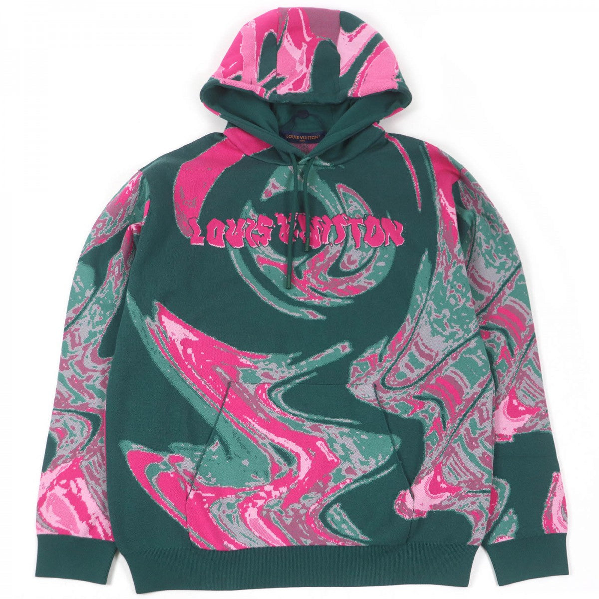 Louis Vuitton Hoodie Cotton Green Apparel