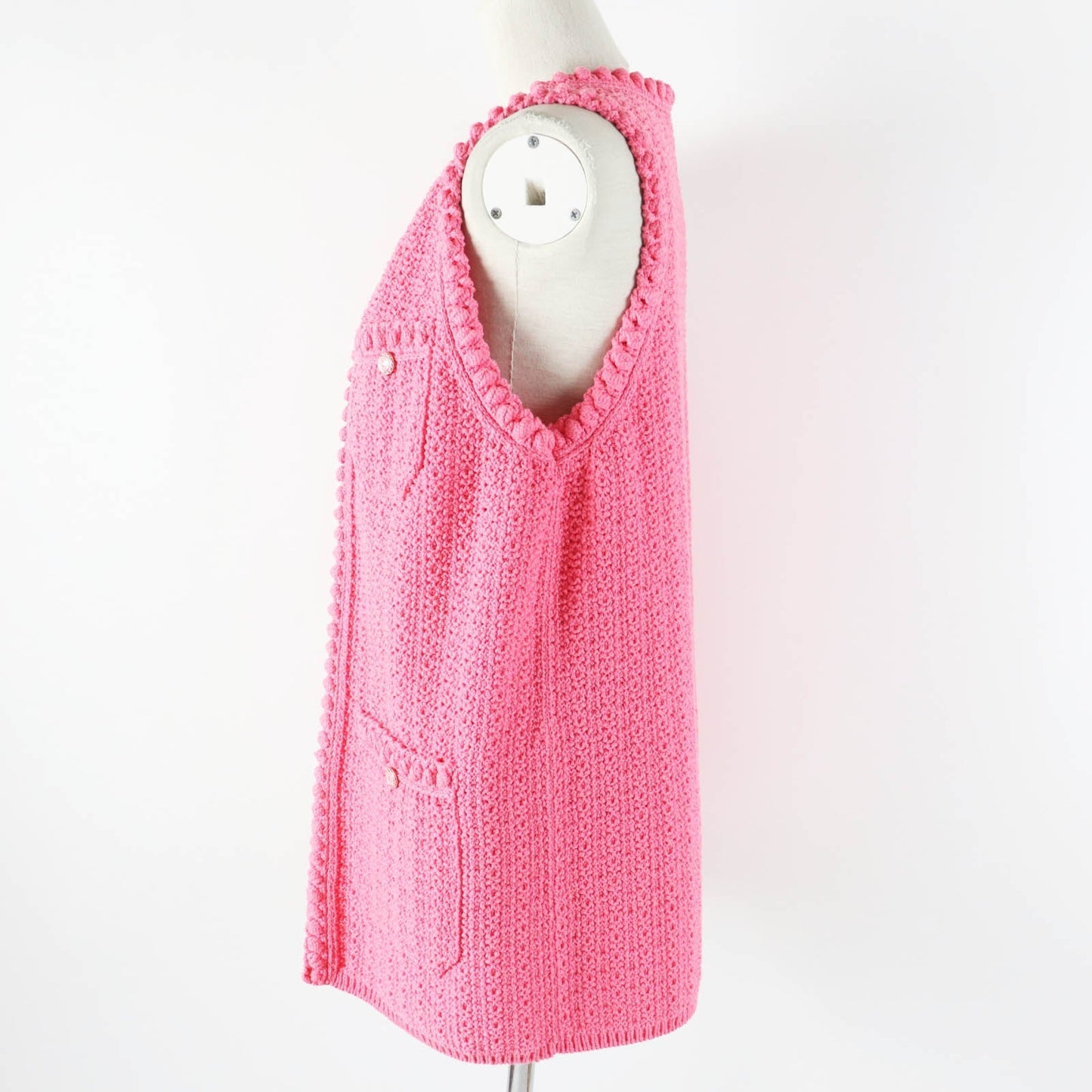 Chanel Cotton Polyamide Long Gilet 34 Bag