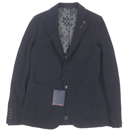 Louis Vuitton tailored jacket Nylon Wool Cotton Navy Apparel