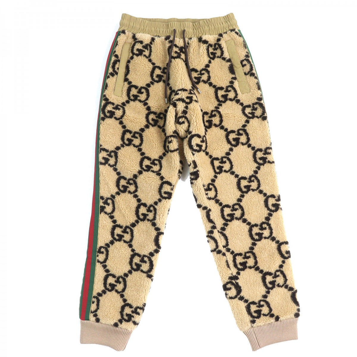 Gucci Part 94 Part 5 M Nylon Wool Cotton Beige Apparel