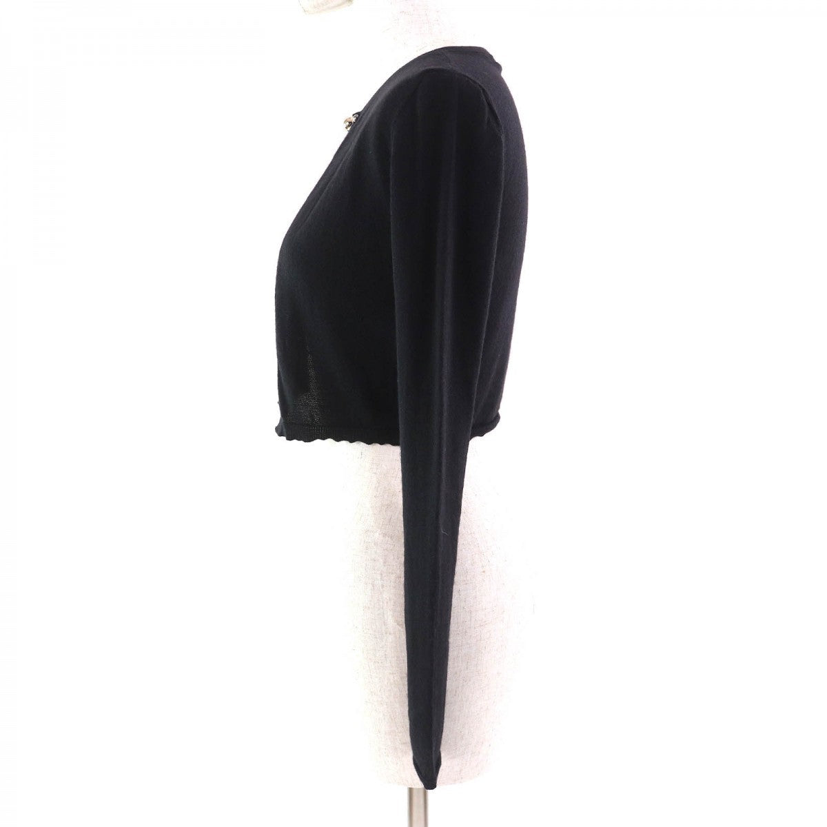 Dior Christian Cardigan Cashmere Handbag Black Travel Bag