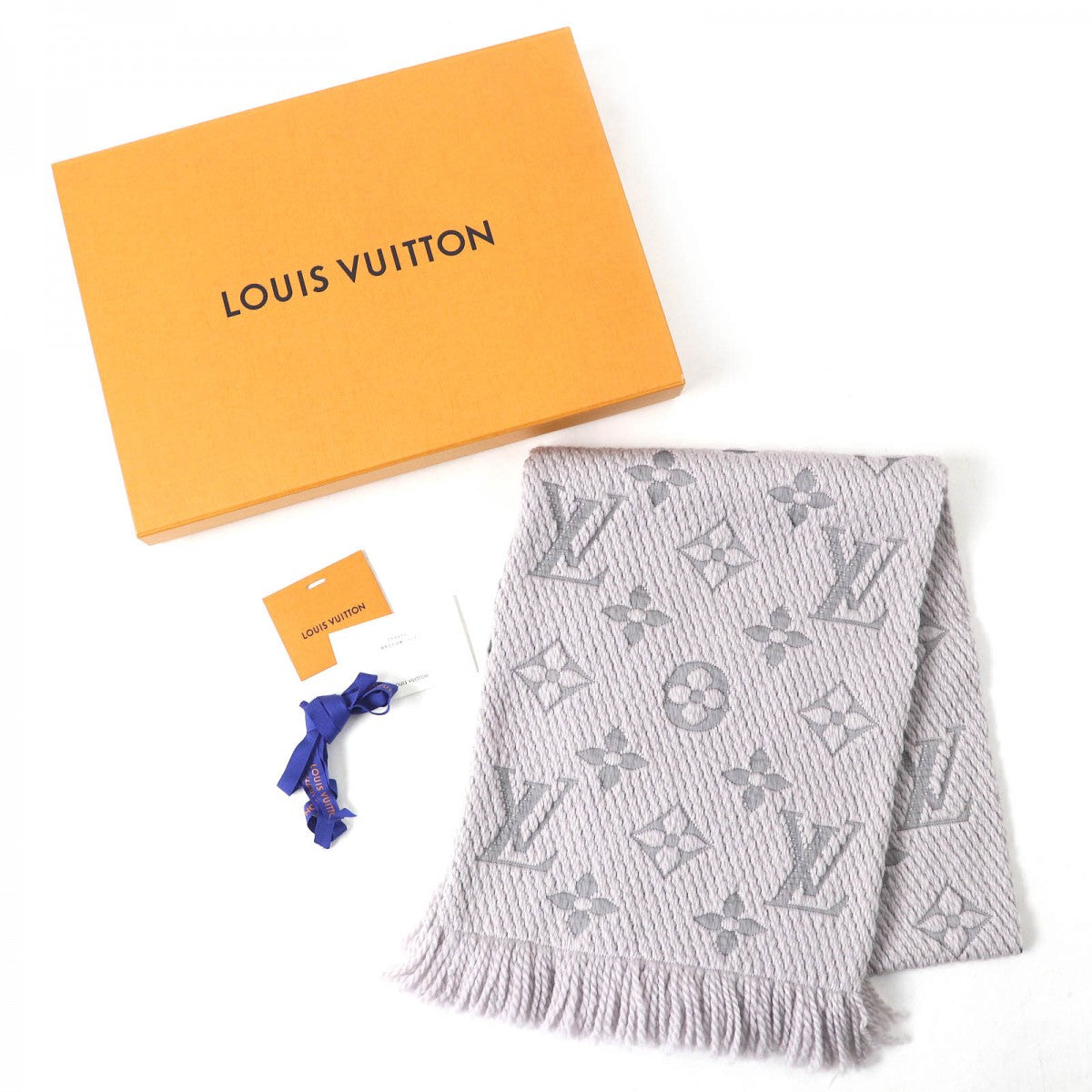 Louis Vuitton Scarf M74742 Wool Logo