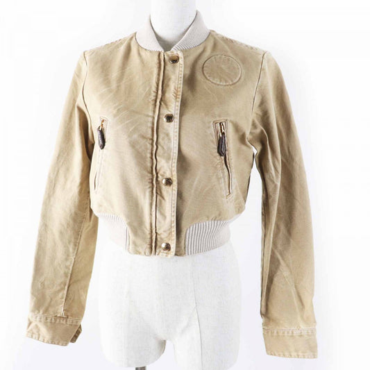 Louis Vuitton Jacket 1AB74I part 92 part Nylon Cotton Beige Apparel