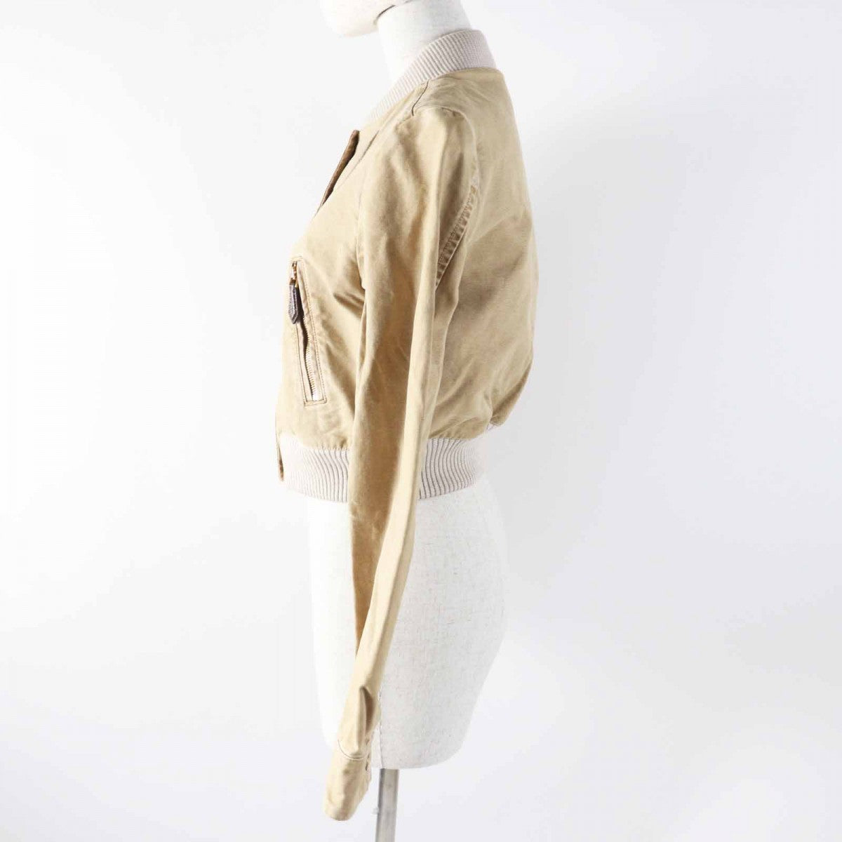 Louis Vuitton Jacket 1AB74I part 92 part Nylon Cotton Beige Apparel