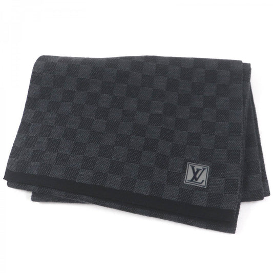 Louis Vuitton Scarf M70028 Wool Black Apparel