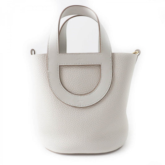 Hermes Handbag Main Ftaurillon Clemence In The Loop Women White Travel Bag