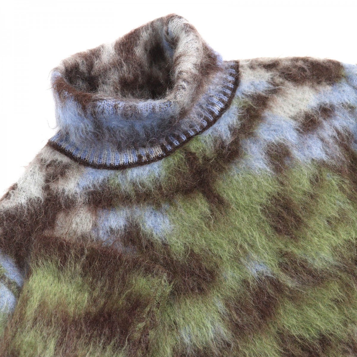 Louis Vuitton knit HHN19W Nylon Wool Brown Blue Apparel