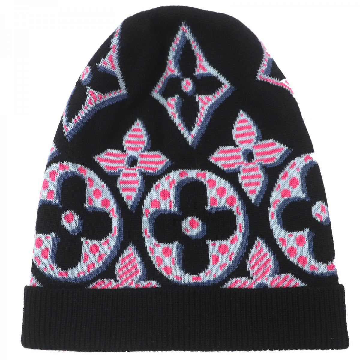 Louis Vuitton Knit M73898 Bone Giant Wool Black Blue Pink Apparel