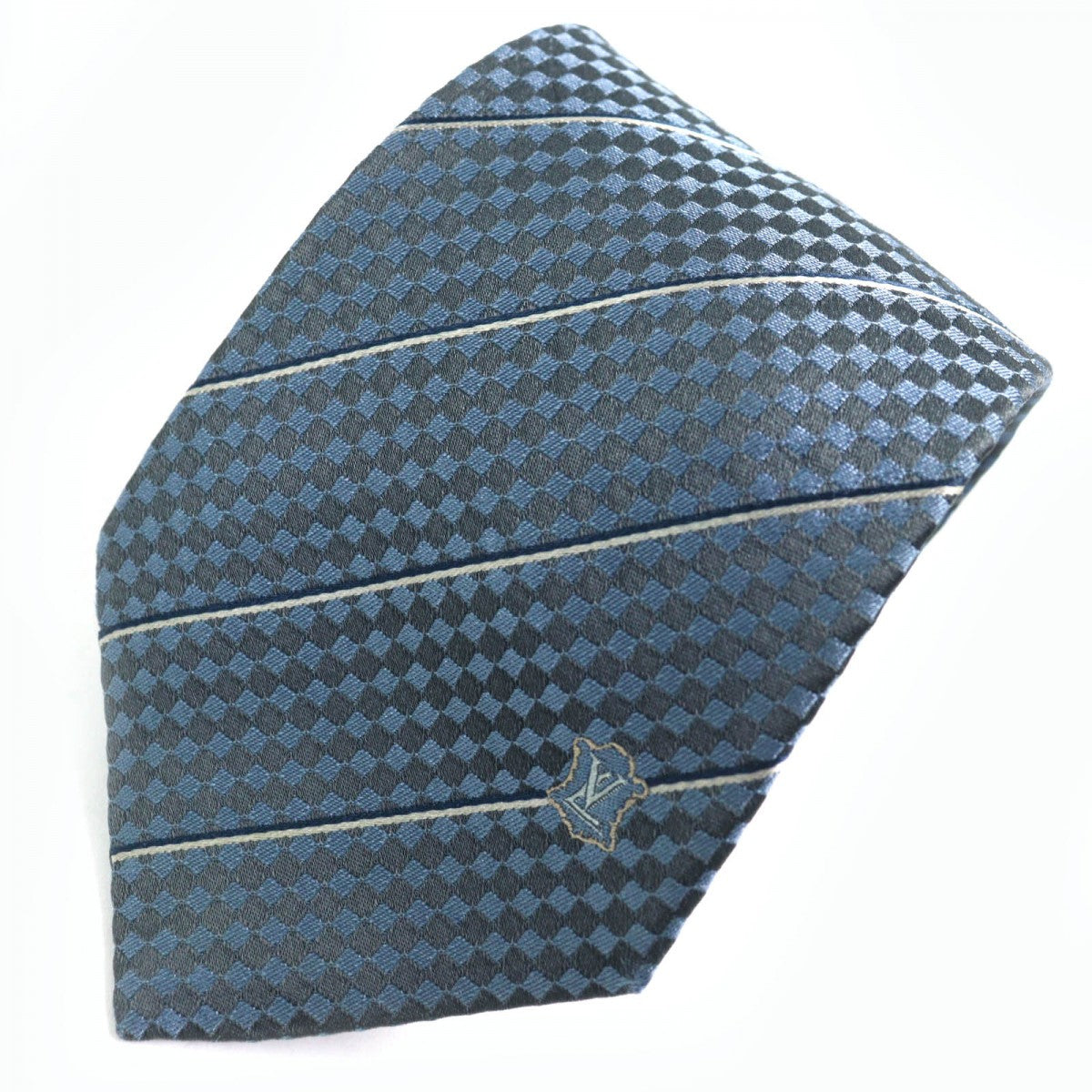 Louis Vuitton tie M67978 Blue Handbag